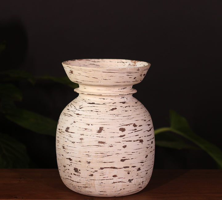 Wooden Vintage Pot
