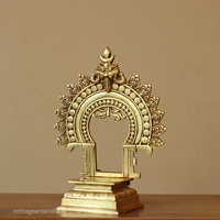 Brass Prabhavali Tiruvasi 11" | South Indian Temple Aureole