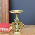 Brass Vintage Finish Garuda With Tray