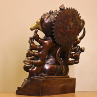Brass Panchmukhi Hanuman 16"inches