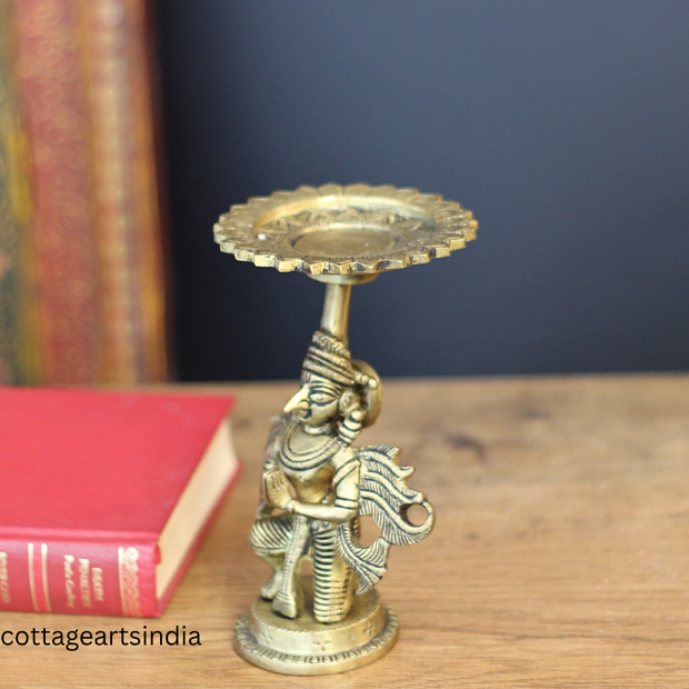 Brass Vintage Finish Garuda With Tray