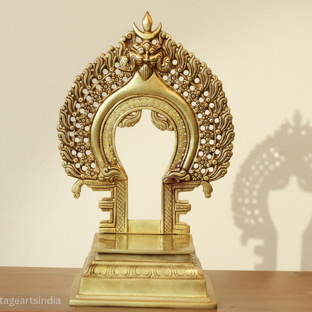 Traditional Prabhavali Tiruvasi 15" | South Indian Temple Aureole