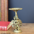 Brass Vintage Finish Garuda With Tray