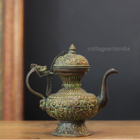 Antique Copper Tibetan Teapot | Handcrafted Home Decor
