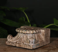 Vintage Wooden Carved Base
