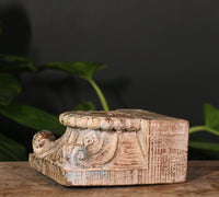Vintage Wooden Carved Base