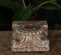 Vintage Wooden Carved Base