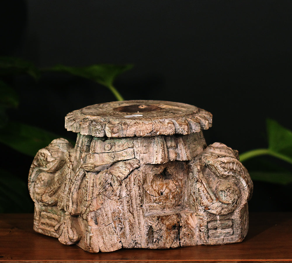 Wooden Carved Base