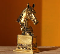 Brass Horse Bust