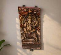 Vintage Wood Ganesh Ji