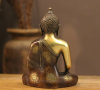 Brass Buddha 9"