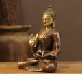 Brass Buddha Vitarka Mudra 9"