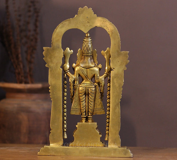Brass Tirupati Balaji Venkateshwara 14"