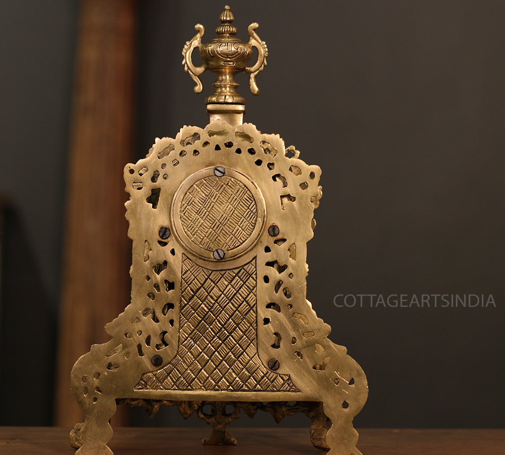 Brass Vintage Roman Design Mantlepiece Clock
