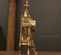 Brass Vintage Roman Design Mantlepiece Clock