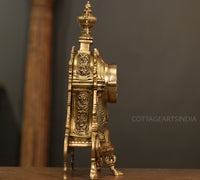 Brass Vintage Roman Design Mantlepiece Clock