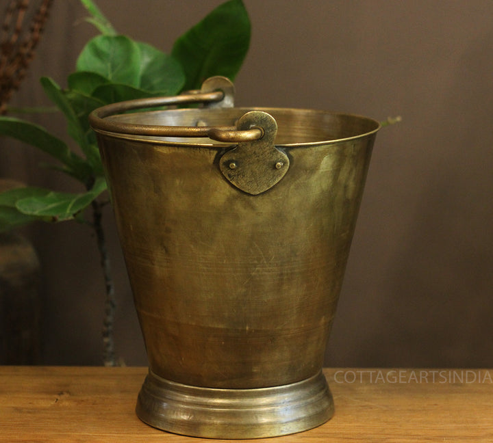 Brass  Vintage Bucket