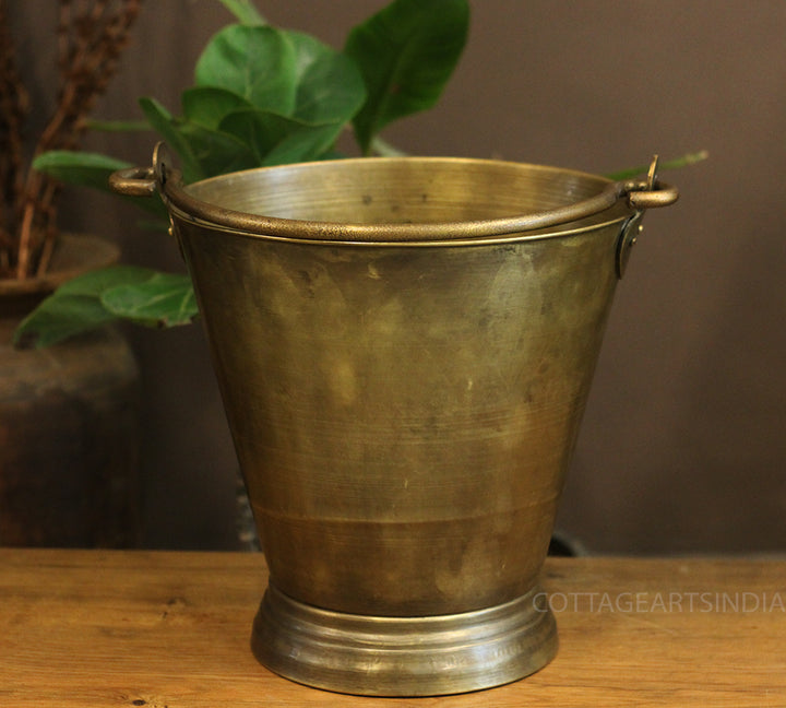 Brass  Vintage Bucket
