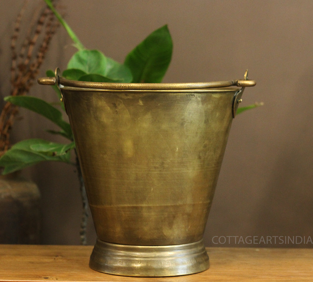 Brass  Vintage Bucket