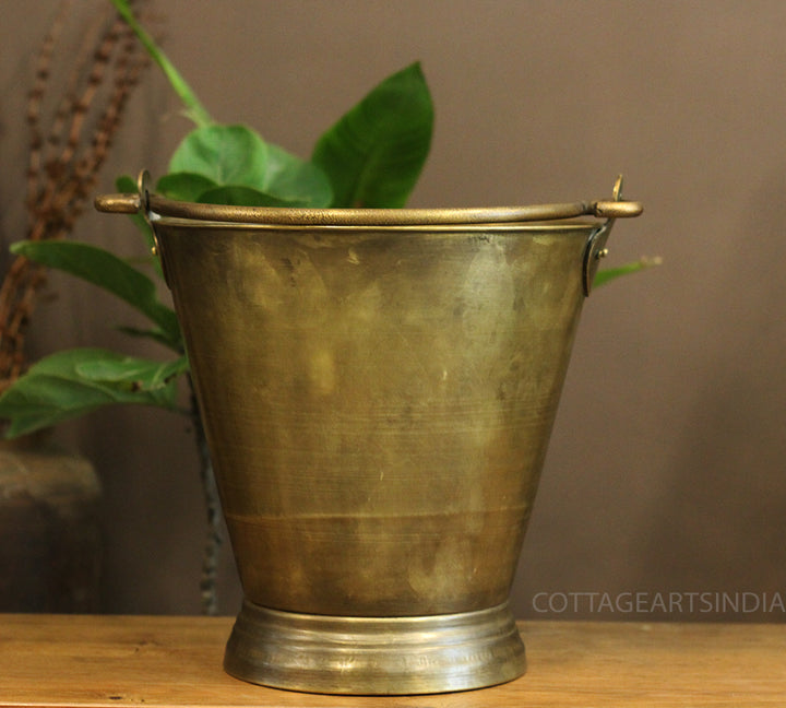 Brass  Vintage Bucket
