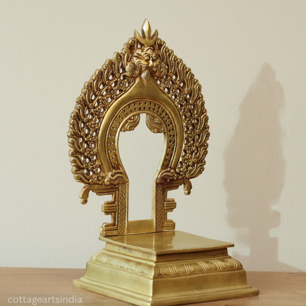 Traditional Prabhavali Tiruvasi 15" | South Indian Temple Aureole