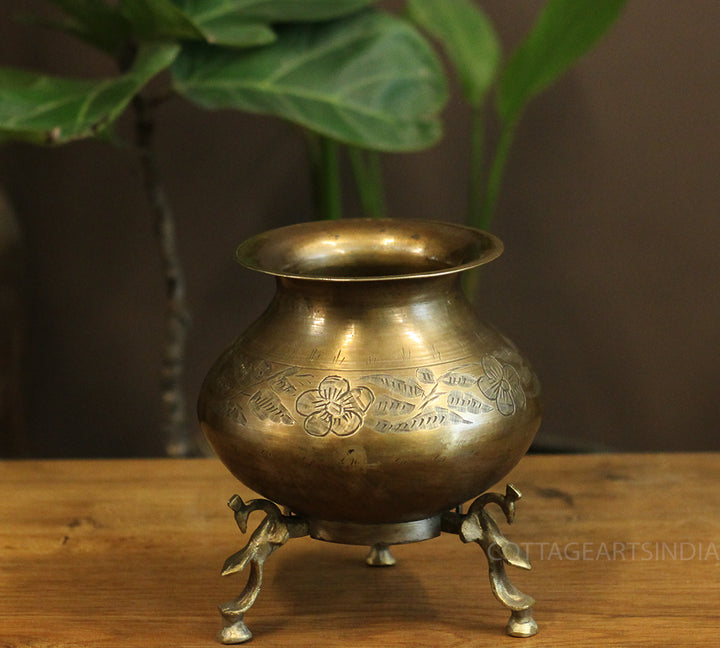 Brass  Vintage Pot