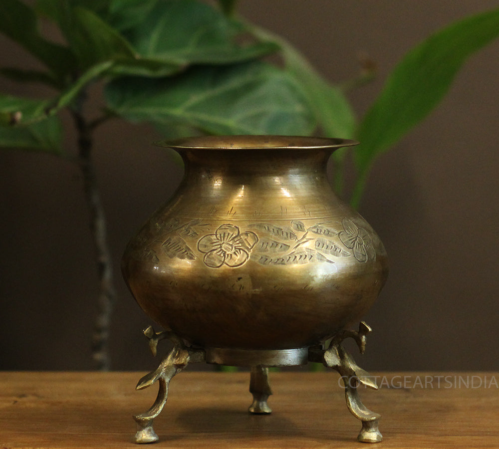 Brass  Vintage Pot