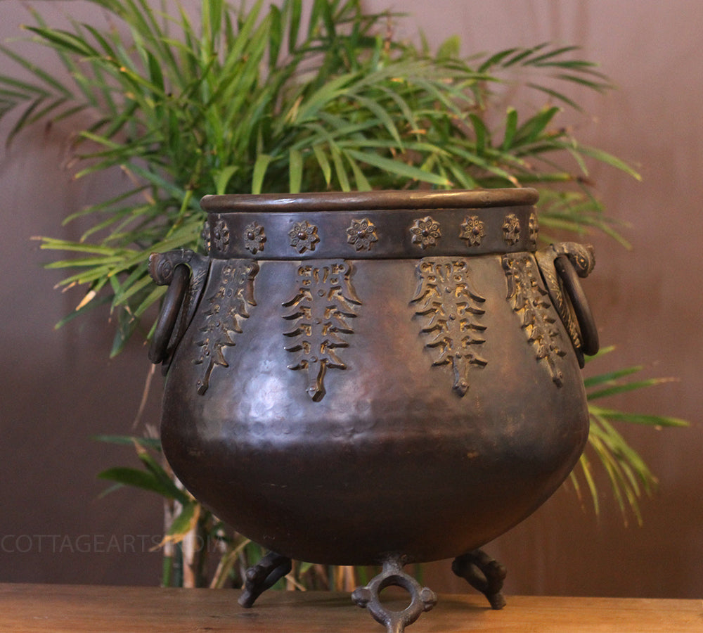 Brass Vintage Kerala Planter