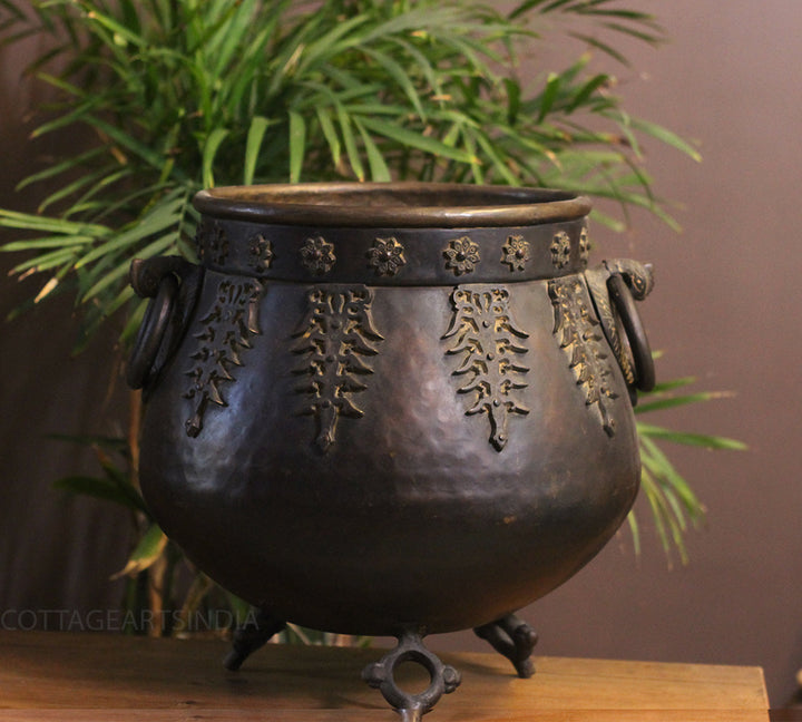 Brass Vintage Kerala Planter
