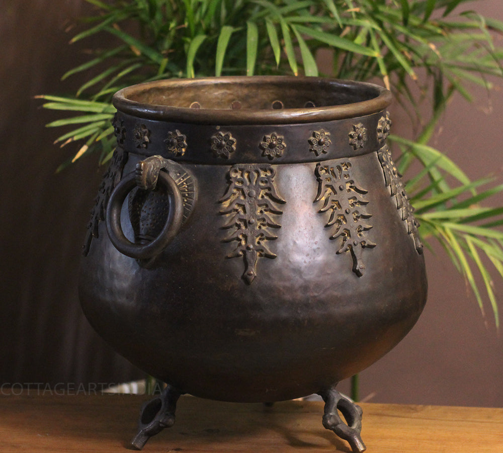 Brass Vintage Kerala Planter