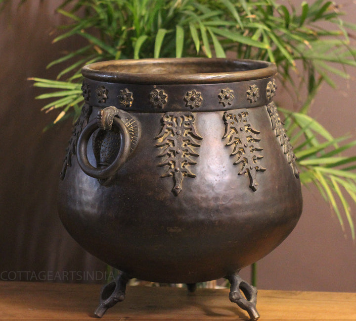 Brass Vintage Kerala Planter