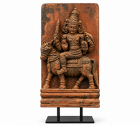 Vintage Wood /Stone Shiva Idol