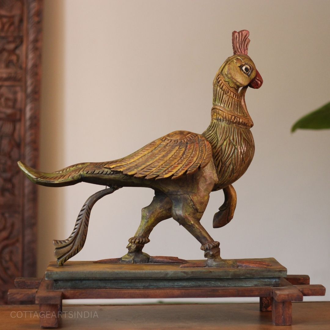 Wooden Parrot Vahana