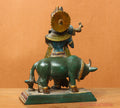 Brass Cow n Krishna Painting 8"