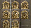 Brass Ashtlaxmi In Prabhawali