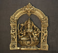 Brass Ashtlaxmi In Prabhawali