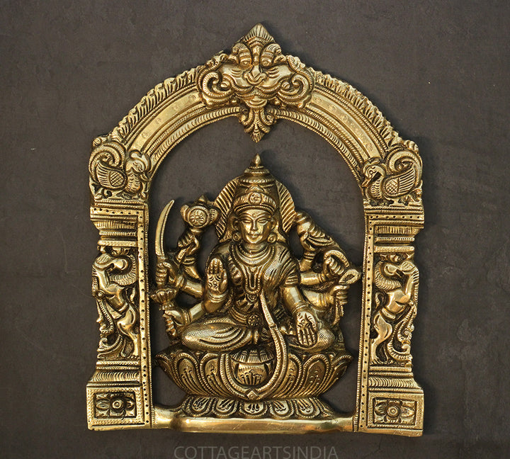 Brass Ashtlaxmi In Prabhawali