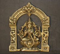 Brass Ashtlaxmi In Prabhawali
