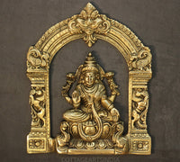 Brass Ashtlaxmi In Prabhawali