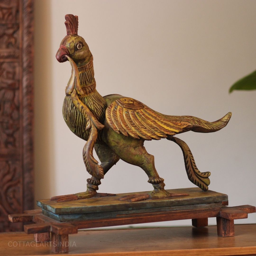 Wooden Parrot Vahana