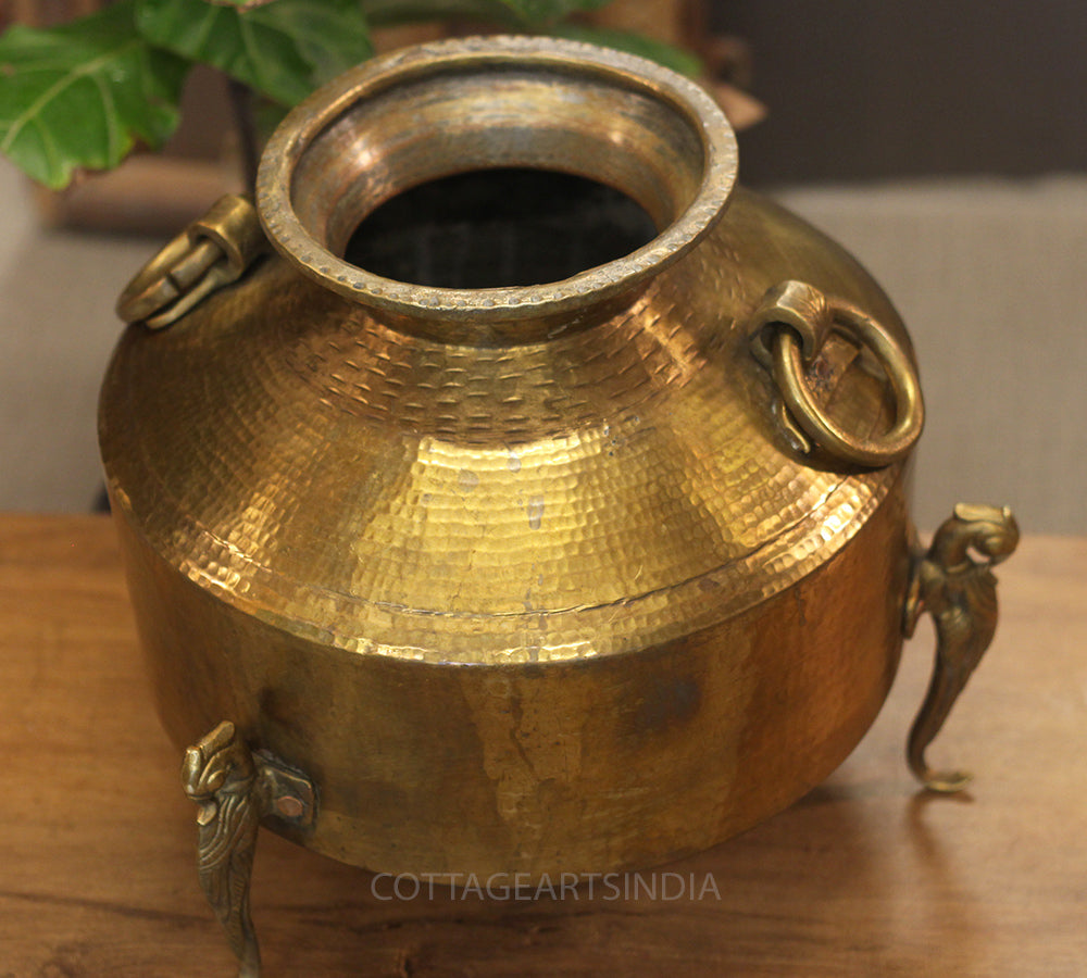 Brass  Vintage Planter