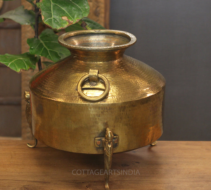 Brass  Vintage Planter