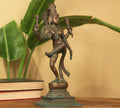 Bronze Finished Brass Ardhanareshwar 12"