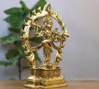 Brass Supreme Quality Shiva in Gajasurasamhara Form