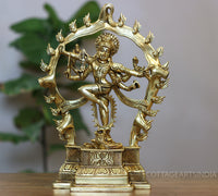 Brass Supreme Quality Shiva in Gajasurasamhara Form