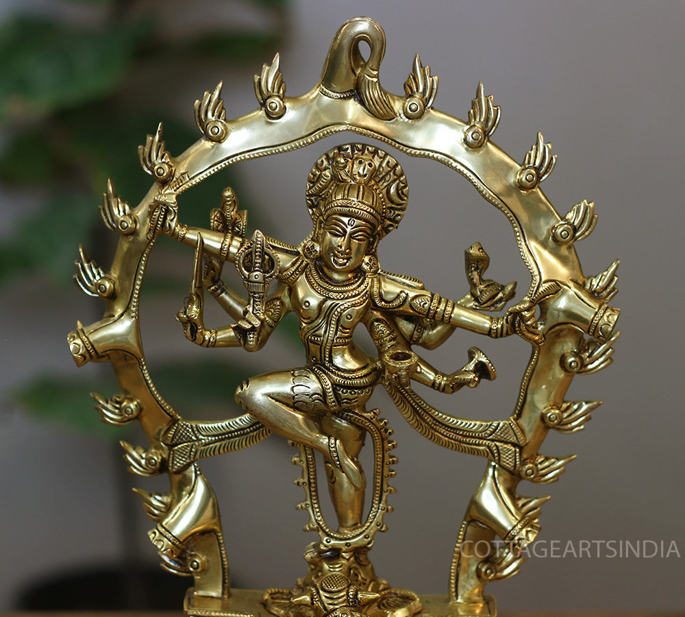 Brass Supreme Quality Shiva in Gajasurasamhara Form