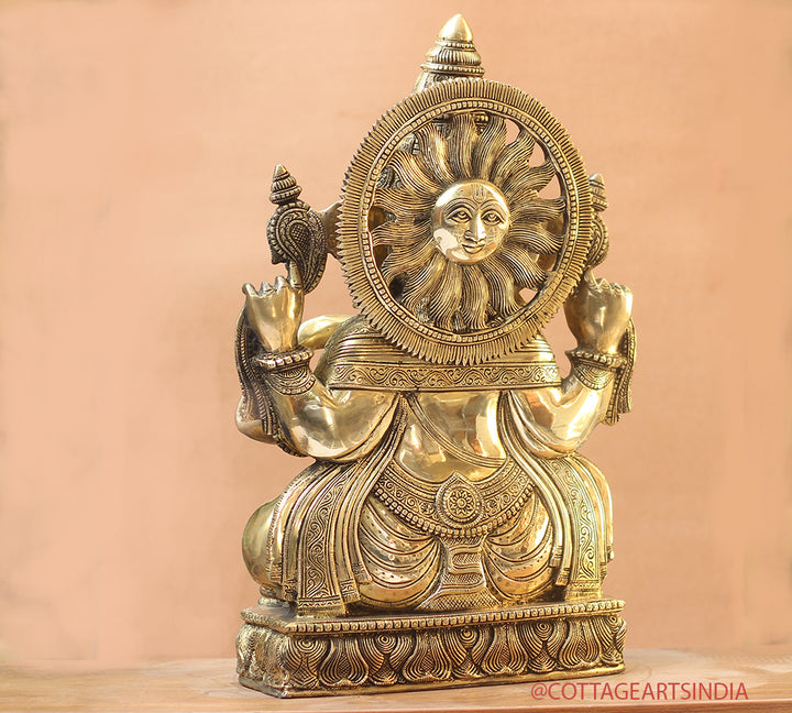 Brass Ganesh SuperFine 19"