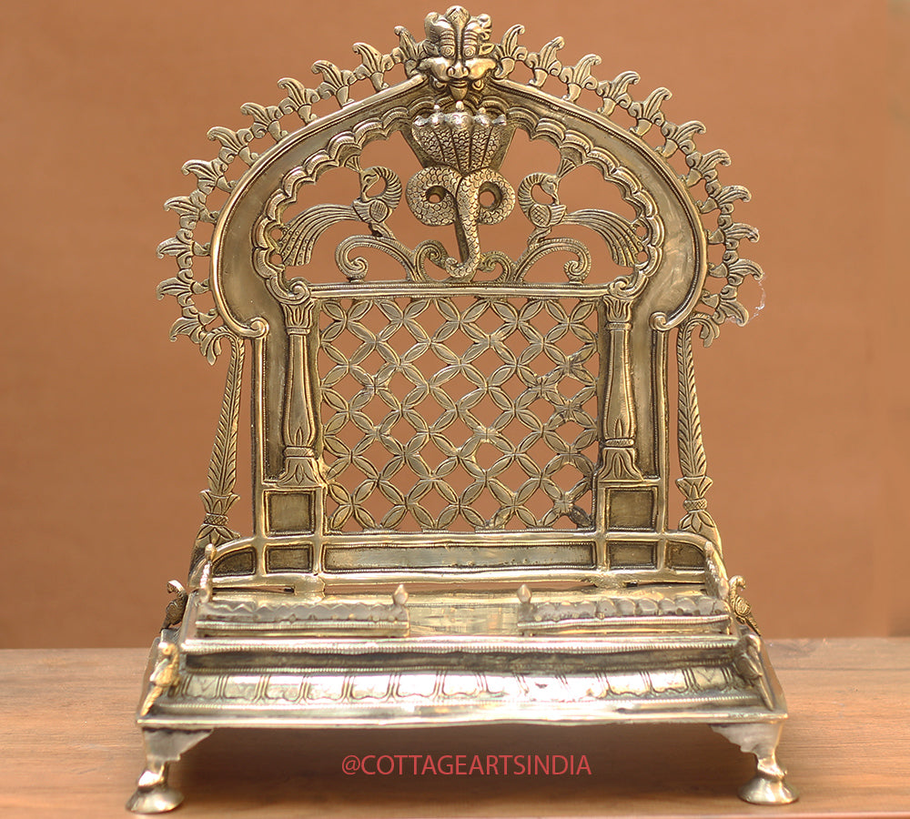 Brass Singhasan /Aasan Jali Frame 13.5"
