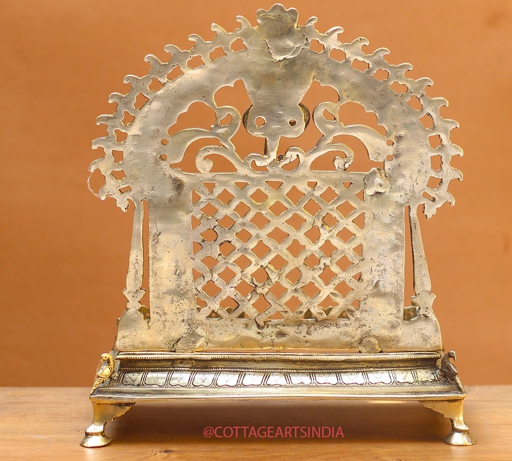 Brass Singhasan /Aasan Jali Frame 13.5"