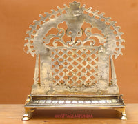 Brass Singhasan /Aasan Jali Frame 13.5"